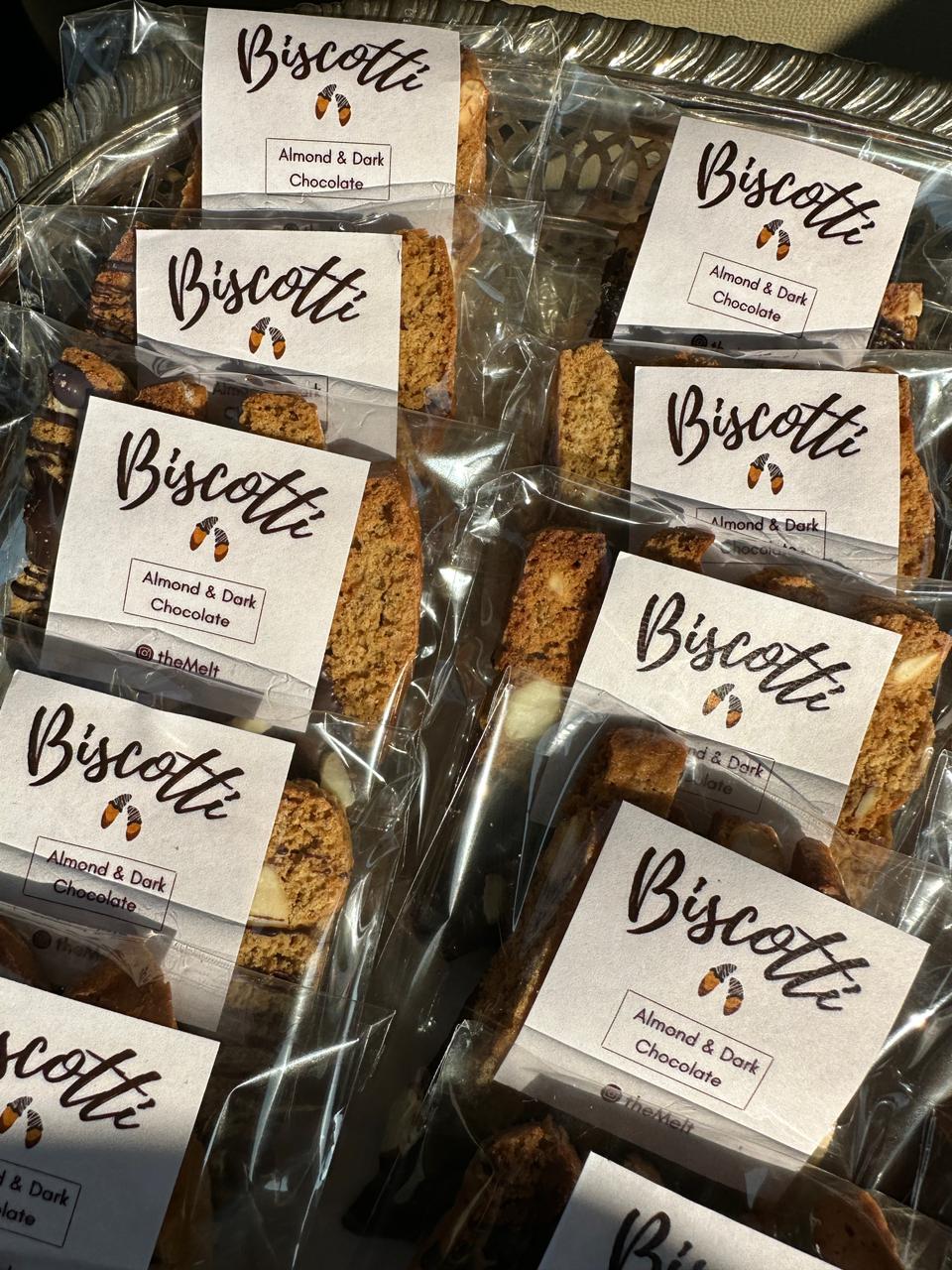 Dark Chocolate & Almond Biscotti