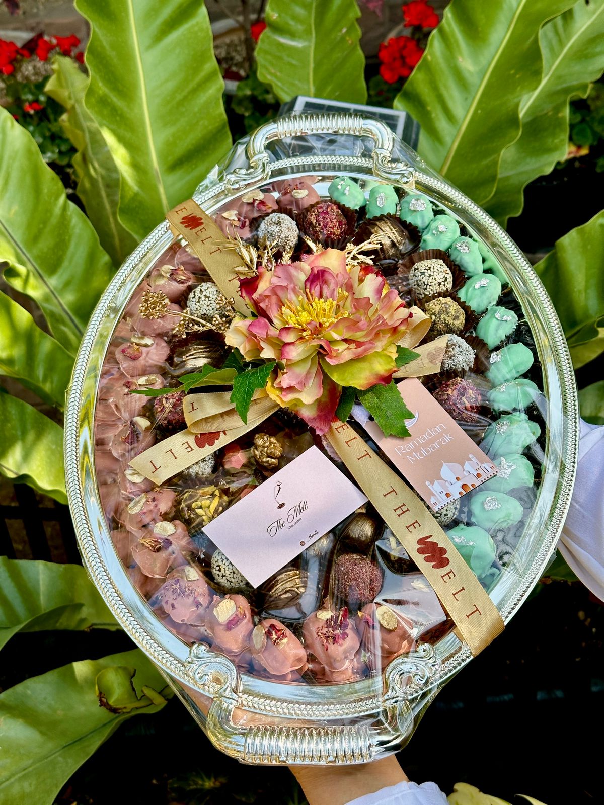 Silver platter Of Assorted Treats